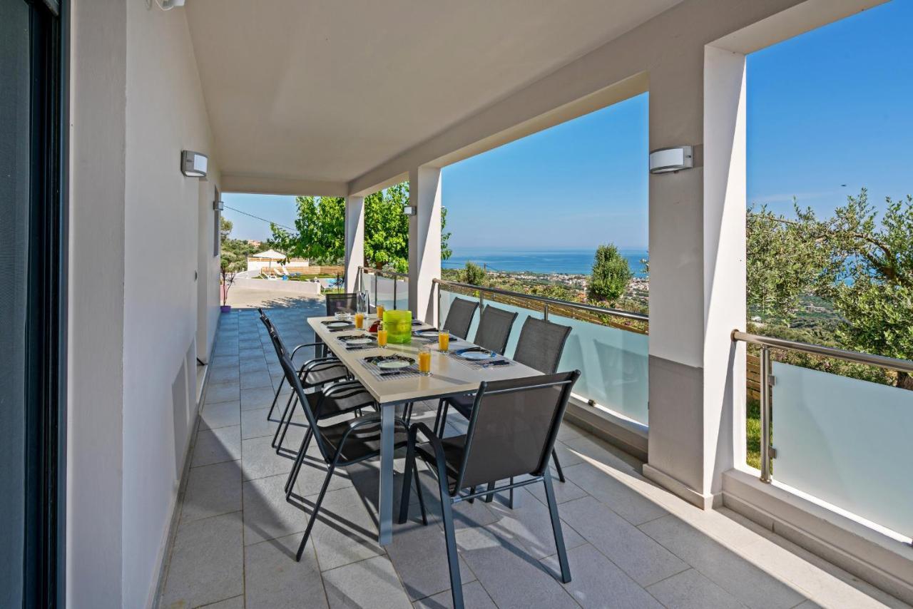 Alkistis Villa With Amazing Sea View Maroulas Экстерьер фото